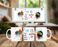 Born To Be A Gamer Tasse – Gaming Keramiktasse | Gamer Geschenk für Zocker | Gaming Coffee Mug mit Headset Design