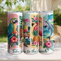 "Take Me to the Beach" thermal mug – summer design